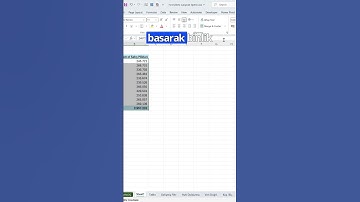Excel’de Pivot Tablolar Nasıl Oluşturulur? #excelpratik #exceltips #exceldersleri #exceltricks