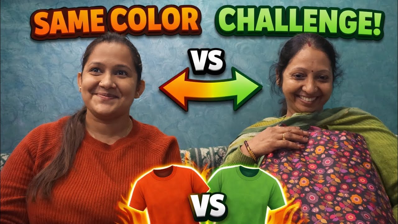 Mummy ke sath challenge video☺️😄