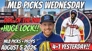 MLB Picks Today Wednesday 8/5/2026 | Free MLB Best Bets, Player Props, and Predictions