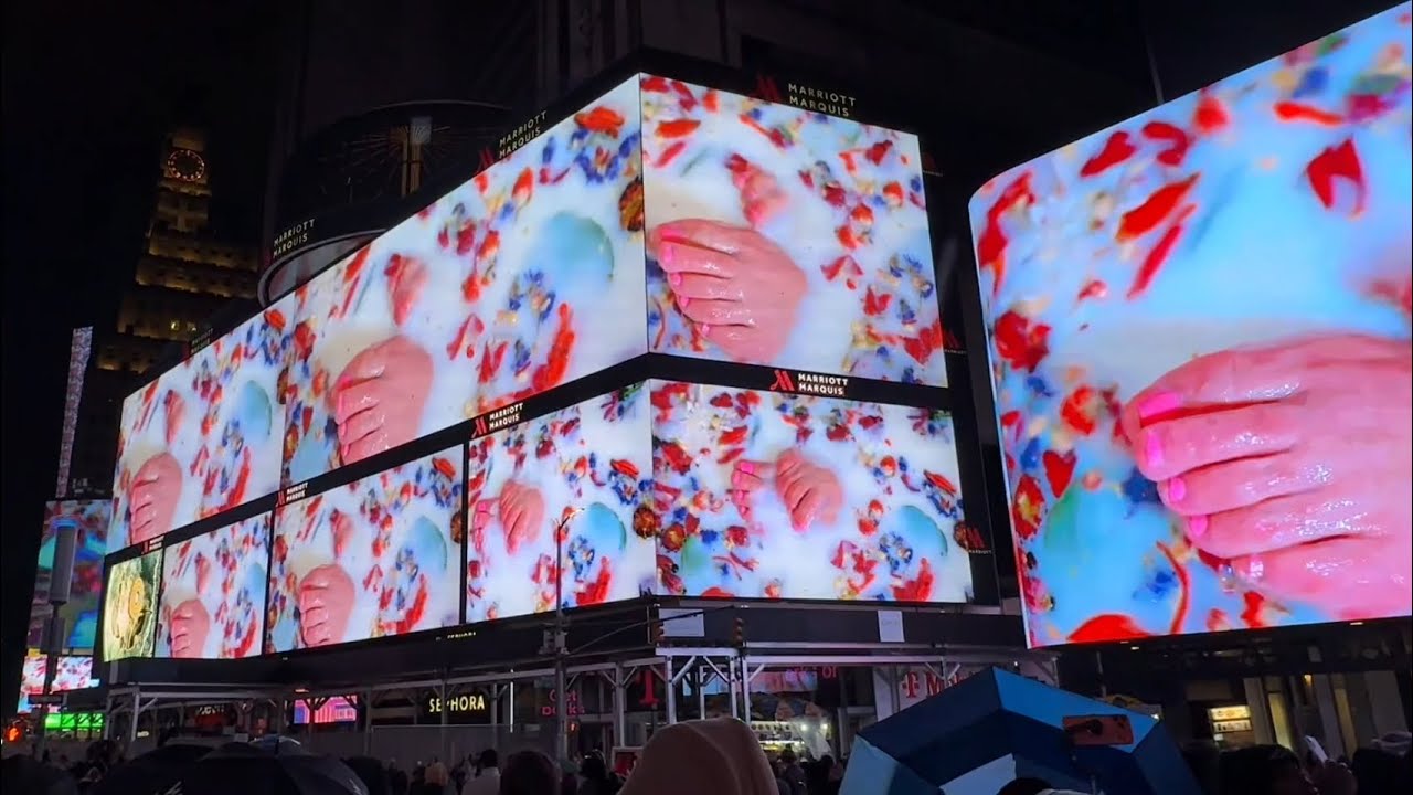 Times Square January 2026 Midnight Moment 