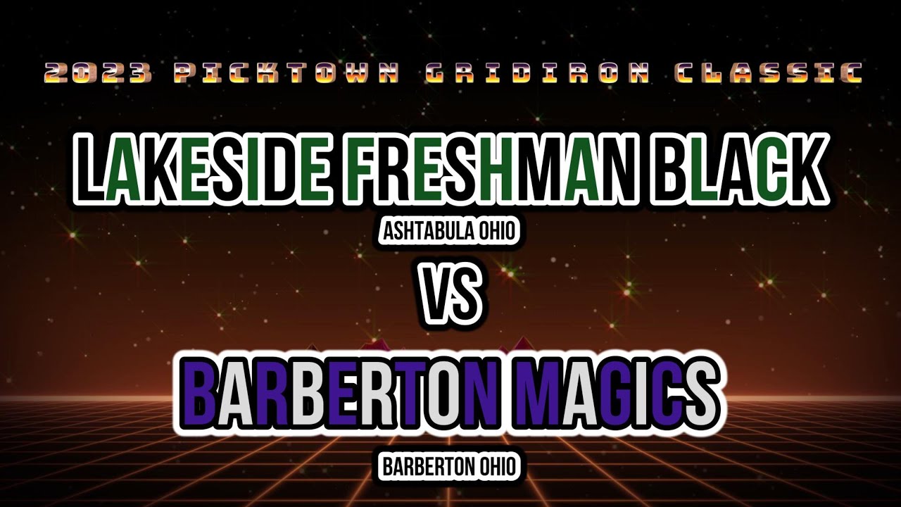 2023 Picktown Gridiron Classic Ashtabula LYFL Freshman Black 8u vs Barberton Magics 8u