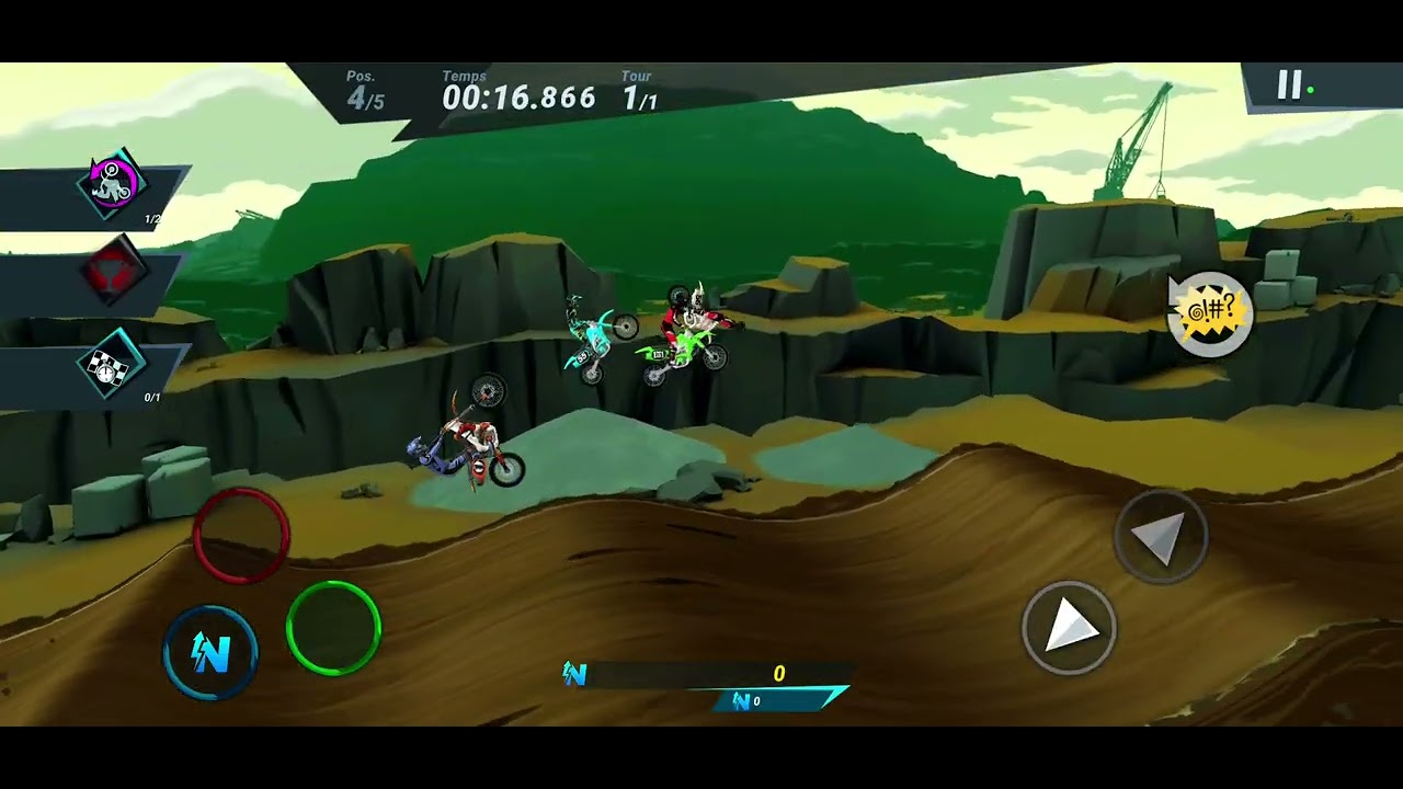 Mad Skills MX 3 🔥 Je gagne toutes les courses Motocross #funny #madskillsmotocross3 🥇#moto