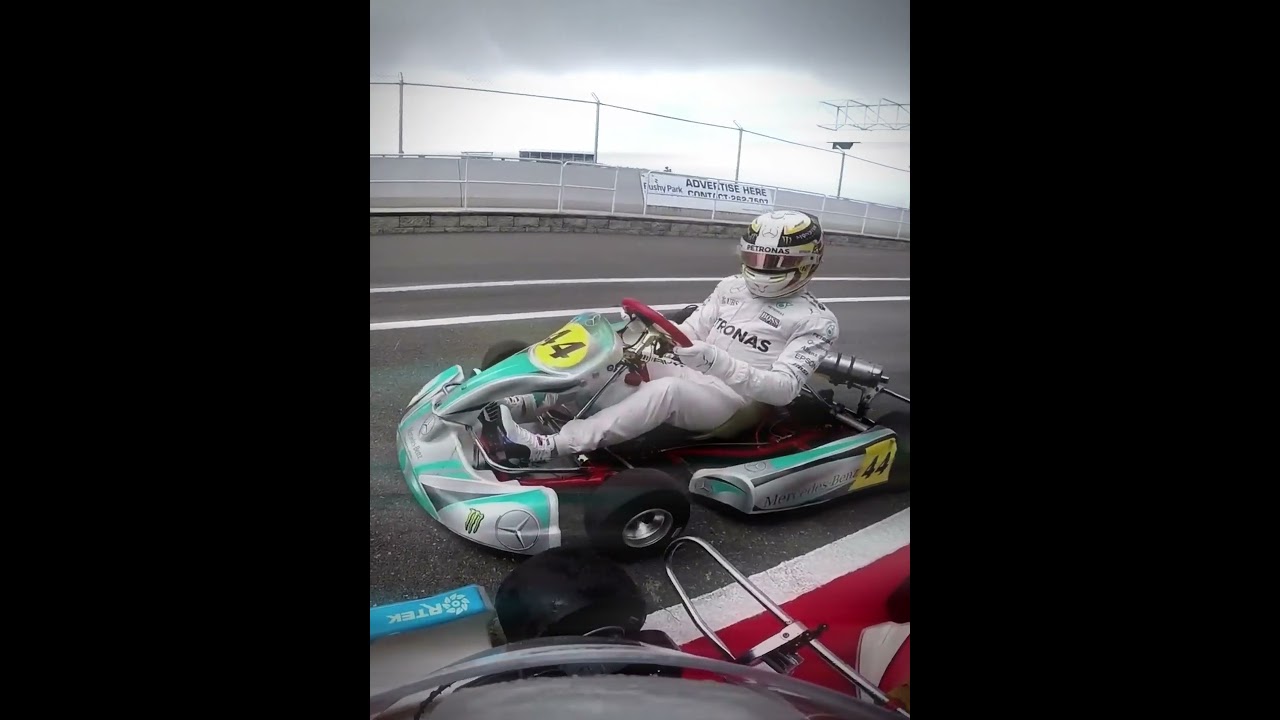 Lewis Hamilton kart  