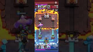 Skillful giant graveyard gameplay #clashroyale #giant #witch #sniping #graveyard #laugh #prince 