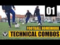 Technical Combo 01 | Footbal Homework | Soccer Exercises | U11 - U12 - U13 - U14