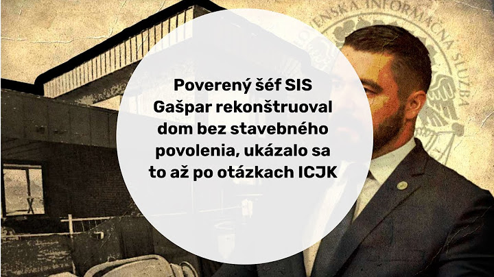 Poverený šéf SIS Gašpar rekonštruoval dom bez stavebného povolenia,