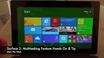Microsoft Surface 2: Multitasking Features & Tips