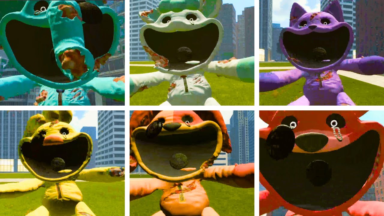 ALL MINI CRITTERS JUMPSCARES Poppy Playtime in Garry's Mod!