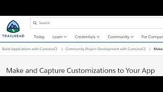 Salesforce CumulusCI Trailhead 3.2a Create GitHub Issue