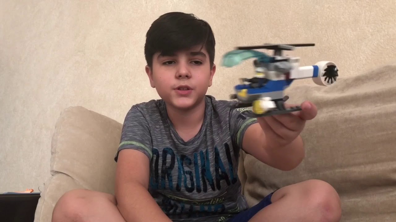 LEGO City ограбление банка | Lego city 60140 | Часть 2 вертолёт и полицейская машина