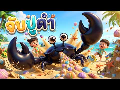 จับปูดำขยำปูนาเล่นสนุกที่ชายหาด เพลงจับปูดำ l โดยDoodeekids #การ์ตูน #การ์ตูนสำหรับเด็ก