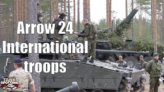 International Forces At Finnish Defence Forces Arrow 24 Exercise Display  - Arrow 24