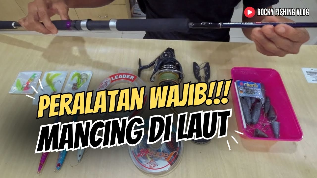 5 Alat Mancing yang Wajib di bawa Saat Mancing di Pinggir Laut