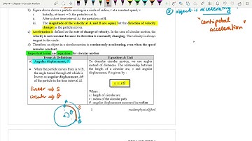 Chap 6 : LO 6.1 a) b) Uniform Circular Motion [DP014]