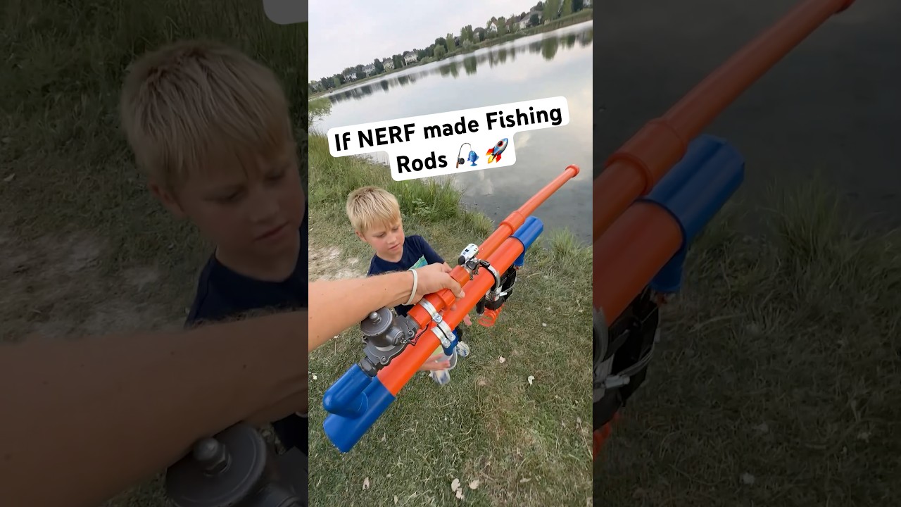 I Built a NERF-inspired Fishing Rod