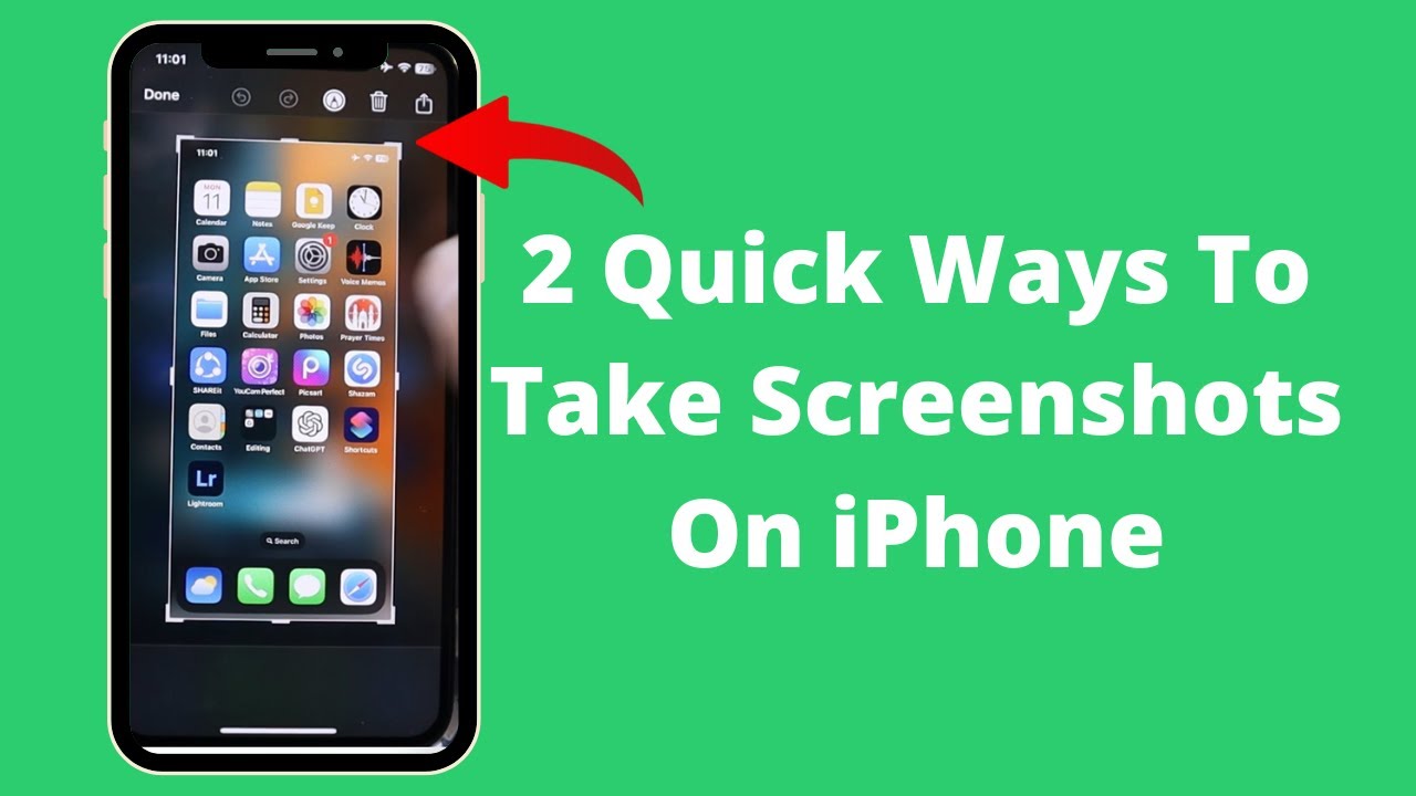 2 Quick Ways To Take Screenshots On iPhone (Hindi/Urdu) YouTube