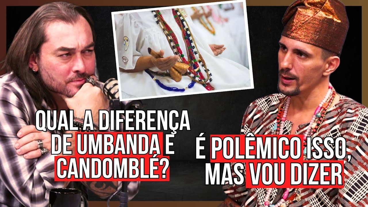 PAI DE SANTO EXPLICA a DIFERENÇA entre UMBANDA e CANDOMBLÉ
