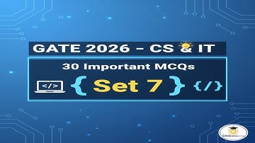 GATE 2025 Computer Science MCQ Practice Test with Solutions CS & IT Previous Year Expected Questions
