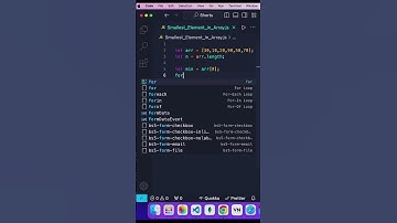 How to find the smallest element in an array | Find smallest Number from an Array | WebX Learner