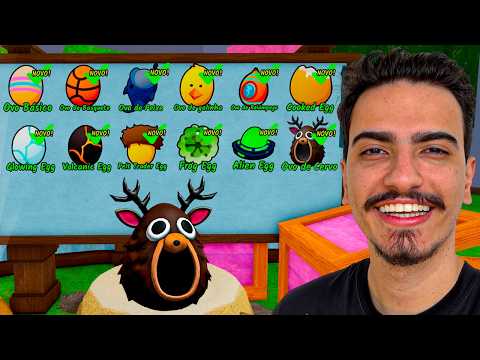 TODOS OVOS da PÁSCOA e OVO SECRETO do CERVO no 99 NOITES NA FLORESTA 🥚😱