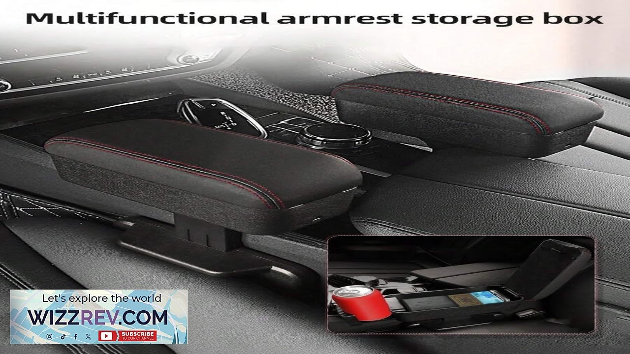 1pc Car Seat Gap Storage Box Cars Center Console Armrest Storage Box