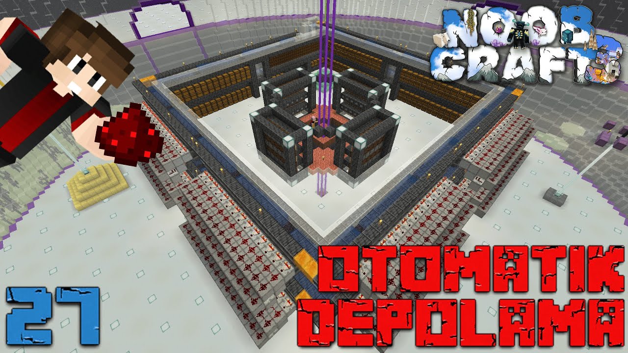 TAM OTOMATİK MEGA DEPOLAMA SİSTEMİ !! / NoobCraft S3 B27