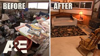 Tossing 17 DUMP TRUCKS of Trash Gives Woman Her Life Back | Hoarders | A&E