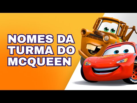 Soletrando os nomes da turma do Relâmpago McQueen - Personagens do filme Carros - Kelbbe