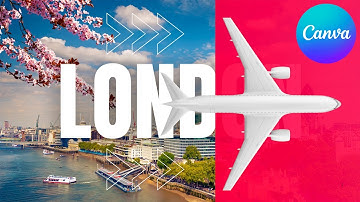 Canva Travel Intro Animation Tutorial | Text Reveal Effect for Stunning Videos ✈️😱