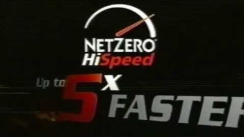 NetZero HiSpeed Internet (2003) Television Commercial