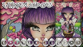 Adult Coloring - Timelapse - Easter Sunday by Hannah Lynn ♥