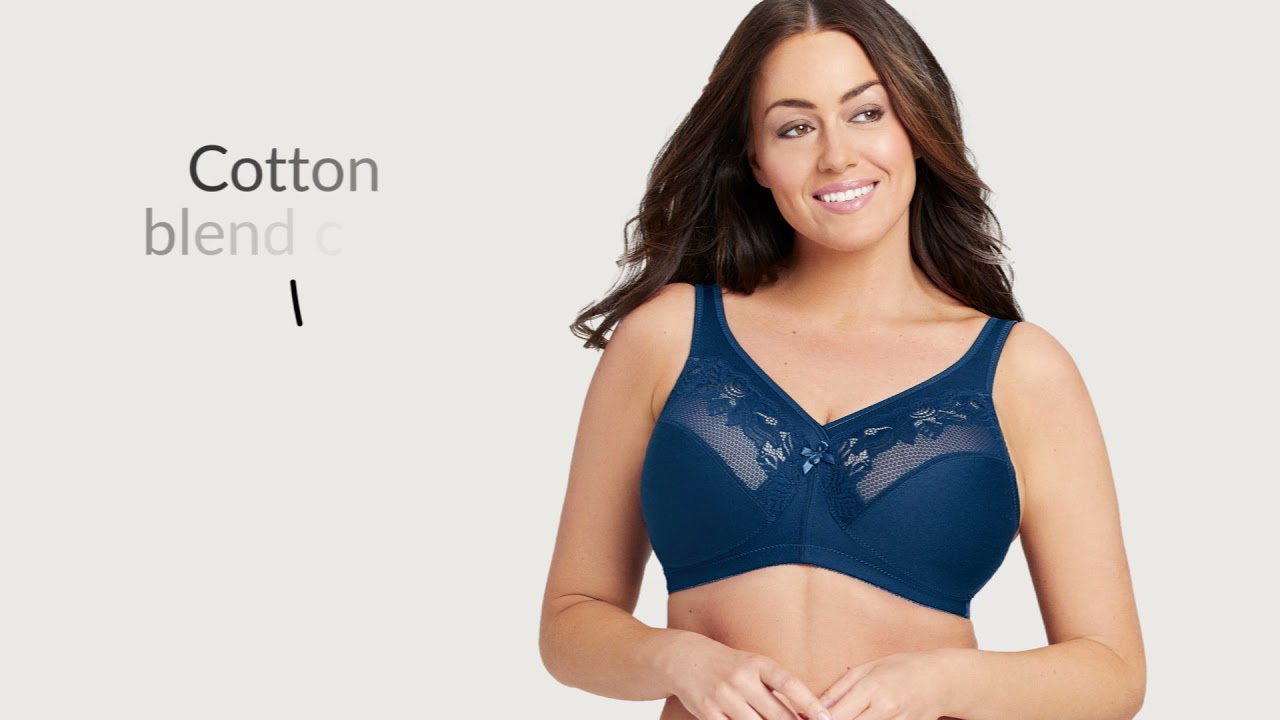 Glamorise Magiclift Minimizer Wire-Free Bra - Cafe - Curvy