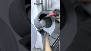 No problem for HAZTEK manual powder spray gun.