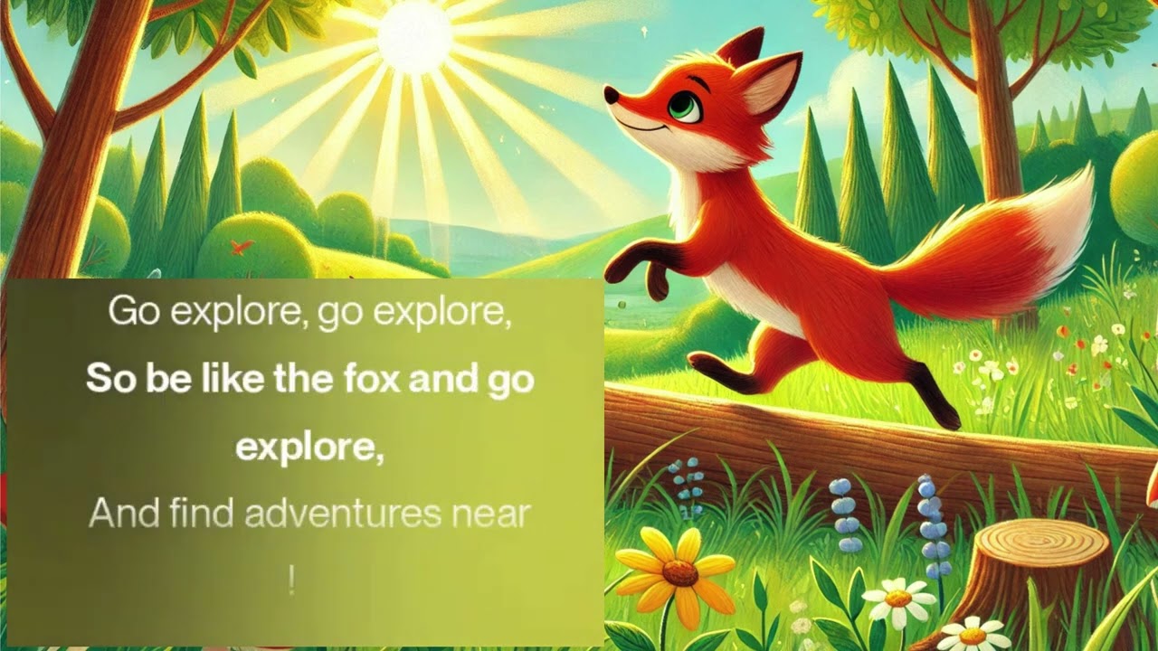 Curious Fox Song | Explore & Adventure Rhyme for Kids | Toddler & Preschool Animal Song