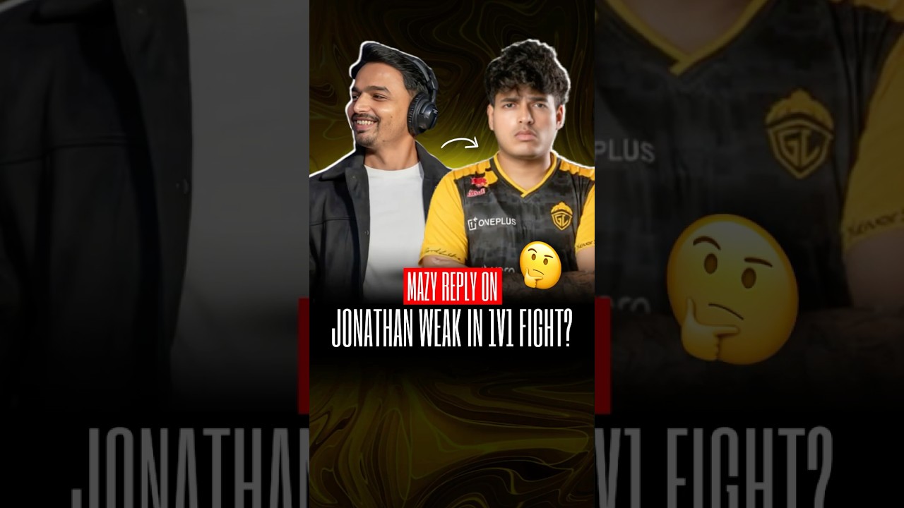 😱Mazy React On Jonathan 1v1 Weak🔥💛 