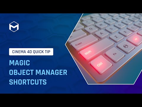 #C4DQuickTip 210: Magic Object Manager Shortcuts in Cinema 4D