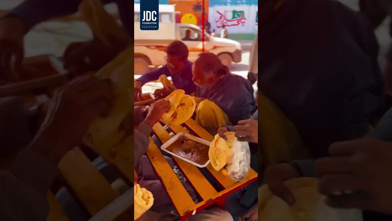 JDC Free Dastarkhwan serving food, serving humanity