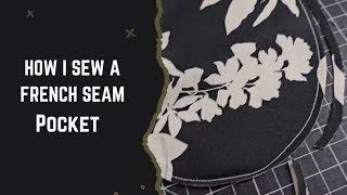 How To Sew a French Seam Pocket