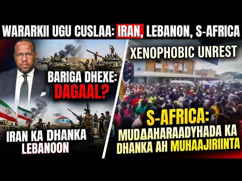 WARARKII UGU CUSLAA BARIGA DHEXE | IRAN | LEBANON | S- AFRICA