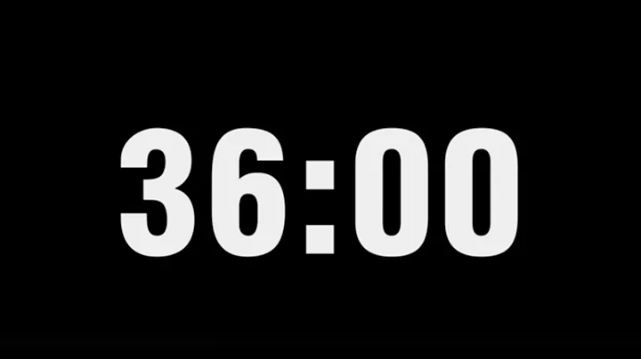 36 Minute Timer Countdown | 36:00