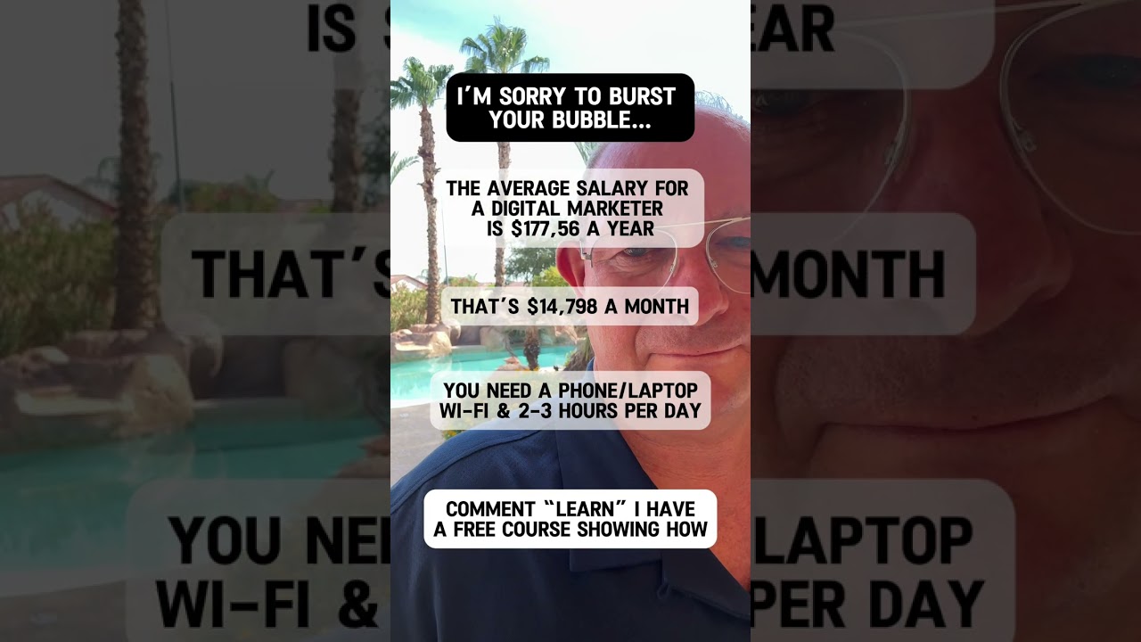 DM “LEARN” - The average salary of a Digital Marketer is 177,566 a year.