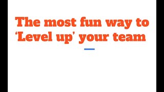 The most fun way to level up your team - ROROSyd June 2020