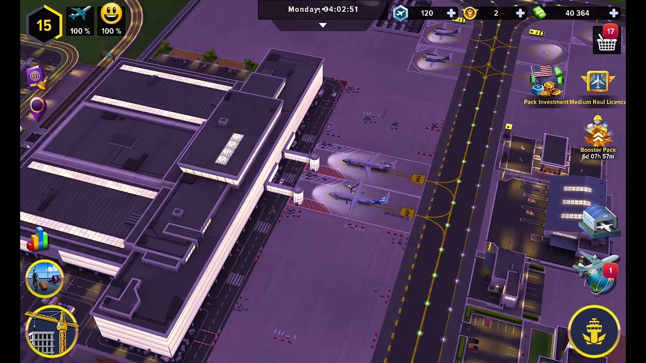 запуск Fuel Service в нашем аэропорту в игре airport simulator first class