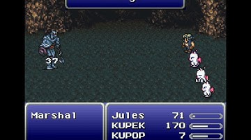 Final Fantasy VI (SNES) - Narshe Mines - Guard Leader