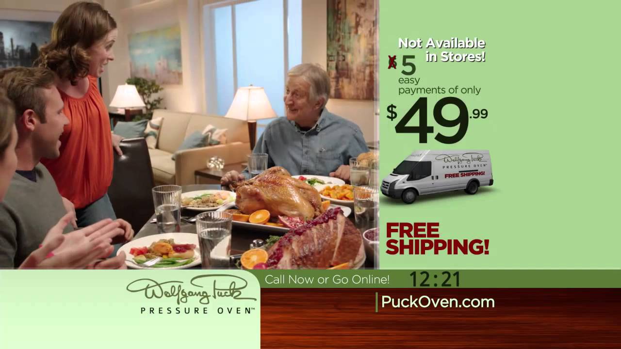 Wolfgang Puck Pressure Oven Infomercial