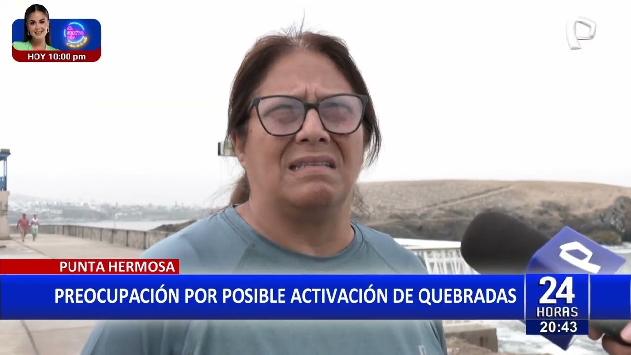 Punta Hermosa: llovizna reaviva temor por posible activación de quebradas