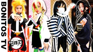 【鬼滅の刃】コスプレ やってみた！煉獄さん 甘露寺蜜璃 伊黒さん 無惨 チャレンジ Cosplay Kimetsu no Yaiba  Demon Slayer  #4♥ -Bonitos TV- ♥