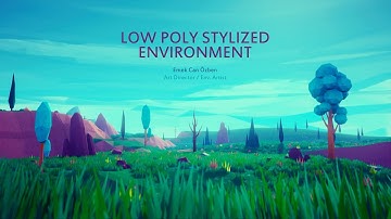 Low Poly Stylized Environment - Unreal Engine 4 - Level Design - Marketplace Preview Video