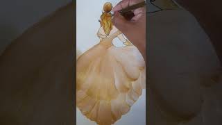 Princess Painting 💃😍 |Princess Belle Painting |One Stroke  Painting |PRINCESS BELLE Disney 🤩 #shorts News