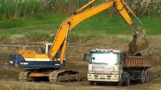建設機械① Komatsu PC300 挖掘機 2011-10-急水溪